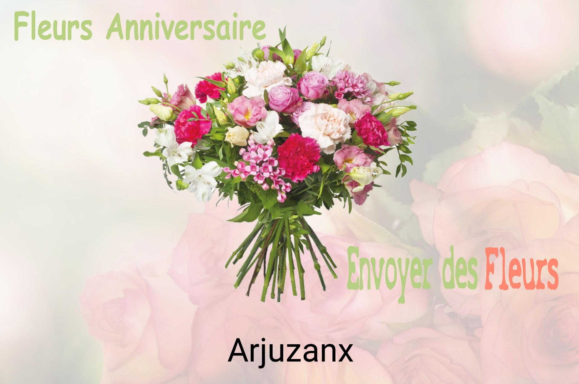 Bouquet de fleurs d’anniversaire livré à Arjuzanx