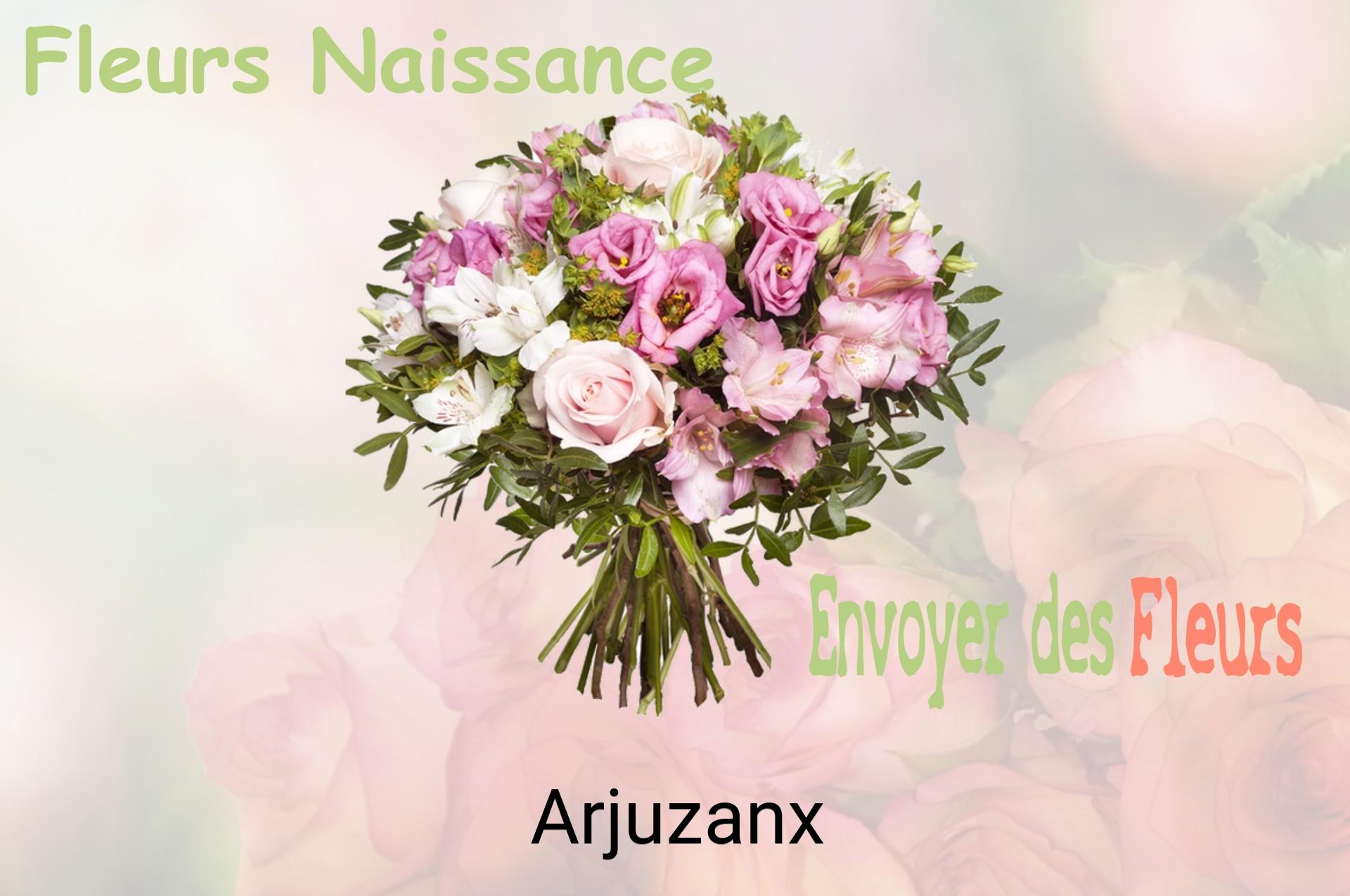 Bouquet de fleurs de naissance livré à Arjuzanx